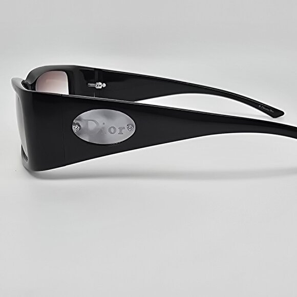Christian Dior Classic Dior 2 Black Frame Brown Gradient Lens Y2K Sunglasses main image 13